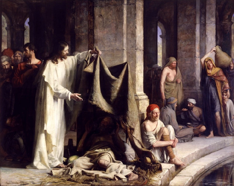 Cristo guarisce gli infermi a Bethesda, 1883